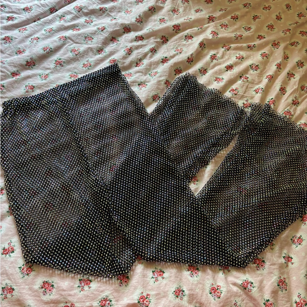 Black and White Polka Dot Sparkle Pants